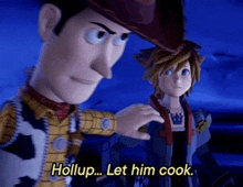 Let Him Cook Woody GIF