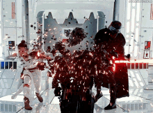 Kylo Ren And Ray Fight GIF