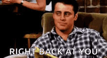Right Back At You Joey GIF - Right Back At You Joey Wink GIFs