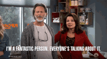 Im A Fantastic Person Everyones Talking About It GIF - Im A Fantastic Person Everyones Talking About It Steven Weber GIFs