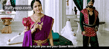 Is It Jušt You And Your Queen Mother?.Gif GIF - Is It Jušt You And Your Queen Mother? Baahubali Bahubali 2 GIFs
