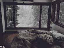 Snowy Cabin GIF - Snowy Cabin - Discover & Share GIFs