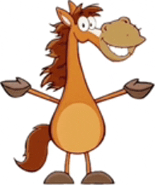 Horse Brown Horse GIF - Horse Brown Horse Cartoon Horse GIFs