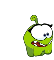 Hmpf Om Nelle Sticker - Hmpf Om Nelle Om Nom And Cut The Rope Stickers