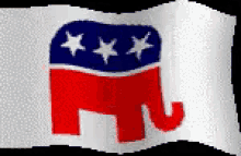 Republican GIF - Republican Flag Elephant America GIFs