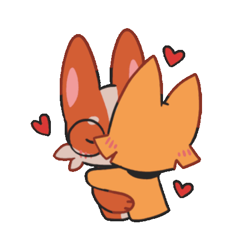 Fox Orange Sticker