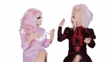 Trixie And Katya Absolutely GIF - Trixie And Katya Absolutely Trixie Mattel GIFs