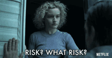 What Risk Julia Garner GIF - What Risk Julia Garner Ruth Langmore GIFs