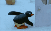 Pingu Kick My Ass GIF - Pingu Kick My Ass Butt Slap GIFs