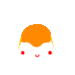 a yellow envelope with a chicken face on it on a white background .