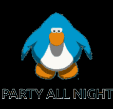 dance dancing party time penguin party all night