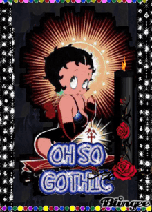 Oh So Gothic Betty Boop GIF