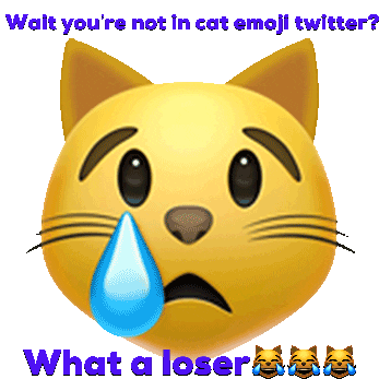 Cat Emoji Cat Sticker - Cat Emoji Cat Sad Stickers
