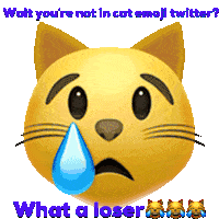 Cat Emoji Cat Sticker - Cat Emoji Cat Sad Stickers