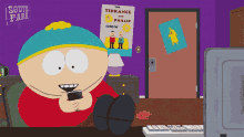 Im On My Phone Eric Cartman GIF - Im On My Phone Eric Cartman South Park GIFs