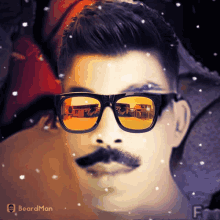 Shades Smile GIF - Shades Smile Mustache GIFs