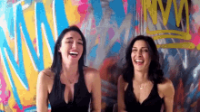 Two Girls Laughing GIF