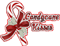 Candy Canes Candy Cane Kisses Sticker - Candy Canes Candy Cane Kisses Sparkle Stickers
