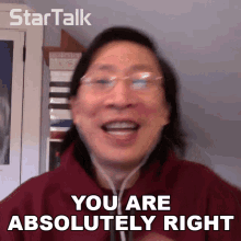 You Are Absolutely Right Charles Liu GIF - You Are Absolutely Right Charles Liu Startalk GIFs