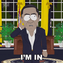 Im In Barack Obama GIF - Im In Barack Obama South Park GIFs