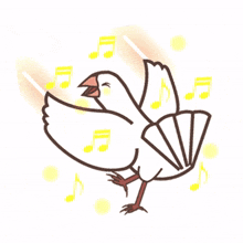 animal bird cute happy dance
