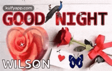 Good Night Heart Good Night Wishes GIF - Good Night Heart Good Night Good Night Wishes GIFs