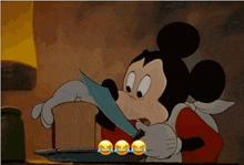 Poor Mickey Mouse GIF