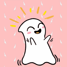 Clapping Ghost GIF