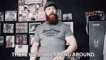 There Was Tape Going Around Stephen Farrelly GIF - There Was Tape Going Around Stephen Farrelly Sheamus GIFs