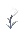 a pixel art drawing of a purple flower with a light on it .