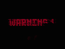 the word empty is displayed in red letters on a black background