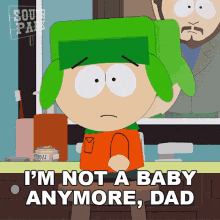 Im Not A Baby Anymore Dad Kyle Broflovski GIF - Im Not A Baby Anymore Dad Kyle Broflovski Gerald Broflovski GIFs