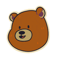 Winking Bear Sticker - Winking Bear Stickers
