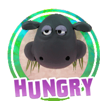 Hungry Starving Sticker - Hungry Starving Eat A Lot Stickers