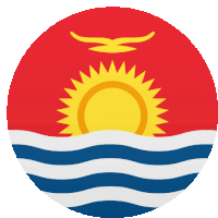 Kiribati Flags Sticker - Kiribati Flags Joypixels Stickers