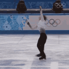 Finishing Spin Mens Figure Skating GIF