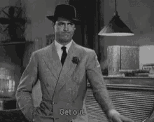 Get Out Cary Grant GIF - Get Out Cary Grant GIFs