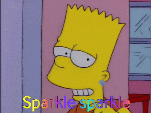 Sparkle Simpsons GIF - Sparkle Simpsons Bart GIFs