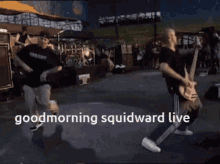 Squidward Live Squidward GIF - Squidward Live Squidward Fred Durst GIFs