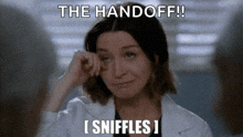 Greys Anatomy Amelia Shepherd GIF - Greys Anatomy Amelia Shepherd Sniffles GIFs