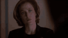 Doggett Scully X Files Stare GIF - Doggett Scully X Files Stare GIFs