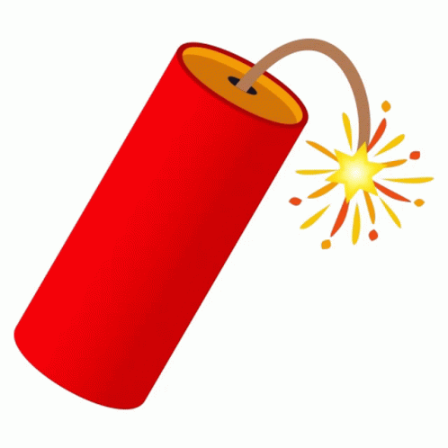 Firecracker Objects Sticker - Firecracker Objects Joypixels - Discover ...