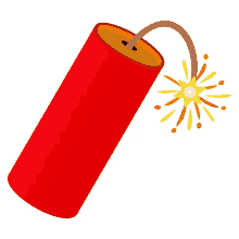 firecracker objects joypixels fireworks chinese new year