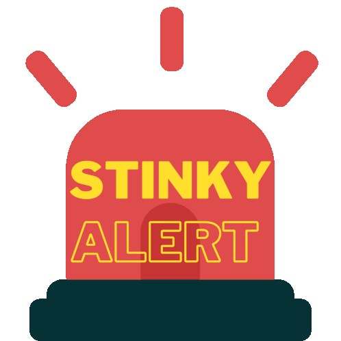 Stinky Alert Babybeans Sticker - Stinky Alert Babybeans Stinky Stickers