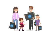 Family Bags Sticker