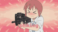 Nichijou Gun GIF - Nichijou Gun Misato Tachibana GIFs