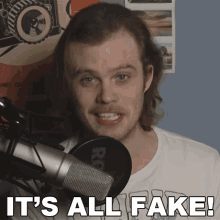 Its All Fake Billiam GIF - Its All Fake Billiam There No Truth In It GIFs