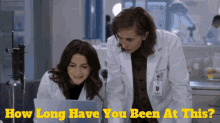 Greys Anatomy Amelia Shepherd GIF - Greys Anatomy Amelia Shepherd How Long Have You Been At This GIFs