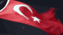 flag of turkey waving