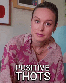 Brie Larson Positive Thots GIF - Brie Larson Positive Thots GIFs